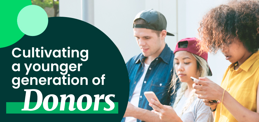 Cultivating a younger generation of Donors Banner